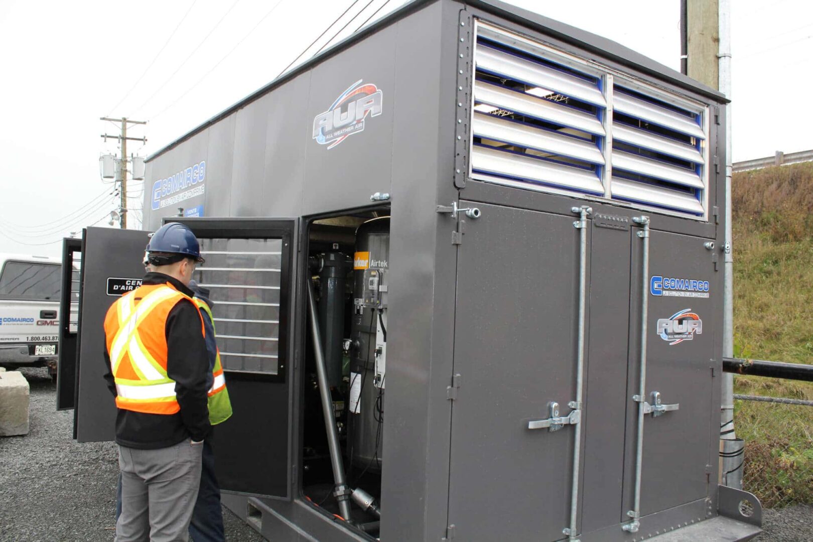 AWA easy access door exterior solution champlain bridge construction