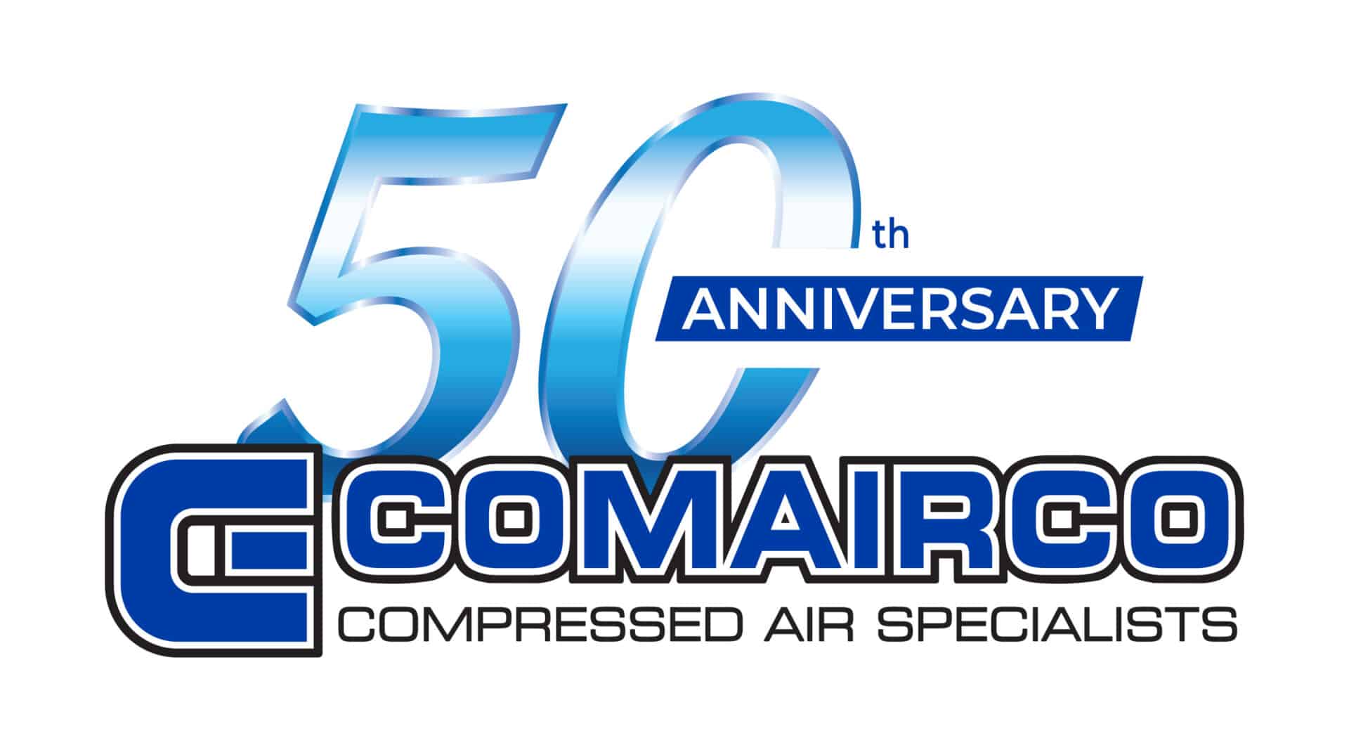 Logo 50th Anniversary Comairco